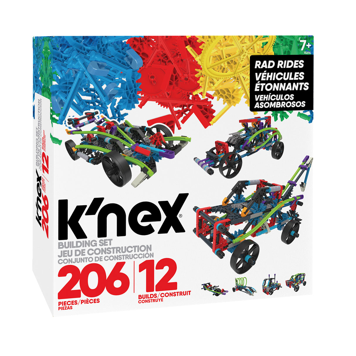 K'nex construction set 12 models, 206dlg.