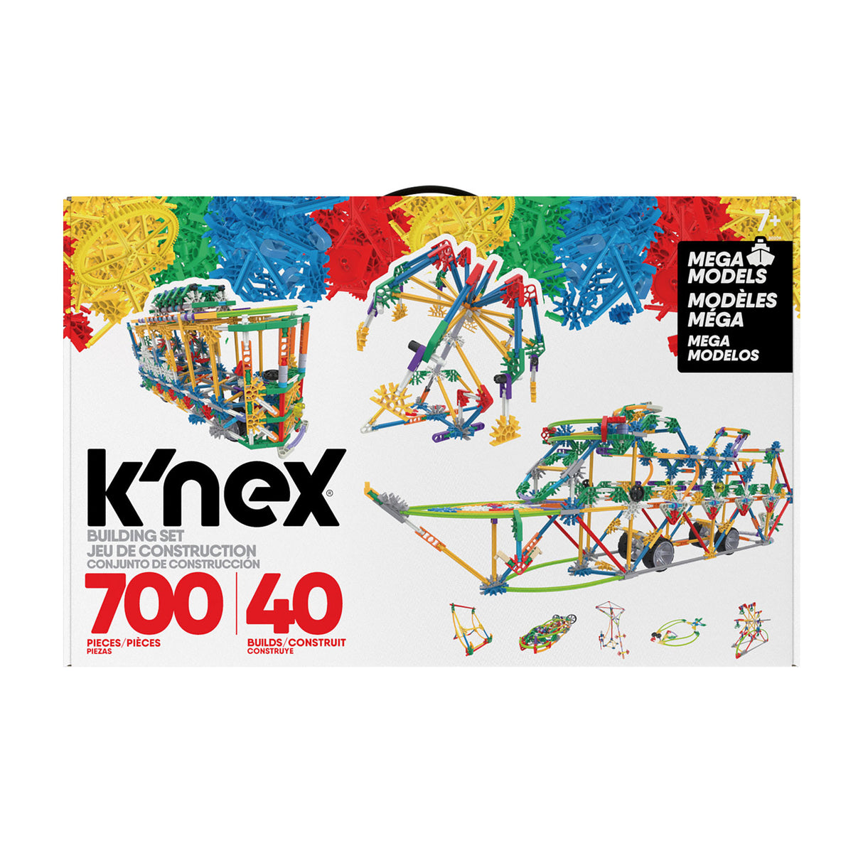 K'Nex K'nex Building Set 40 Modely, 700DLG.