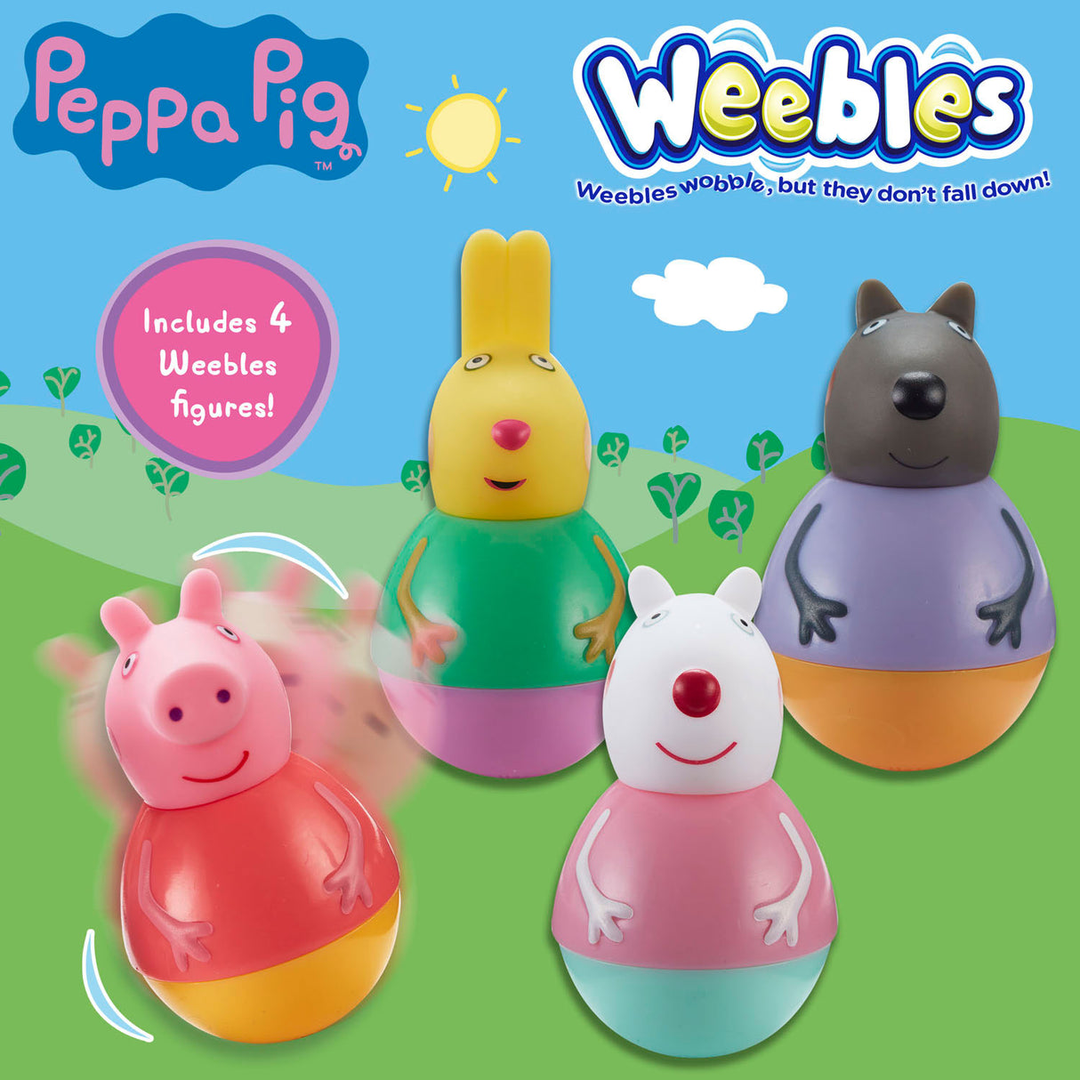 Boti Peppa Weebles Peppa Freunde Figuren