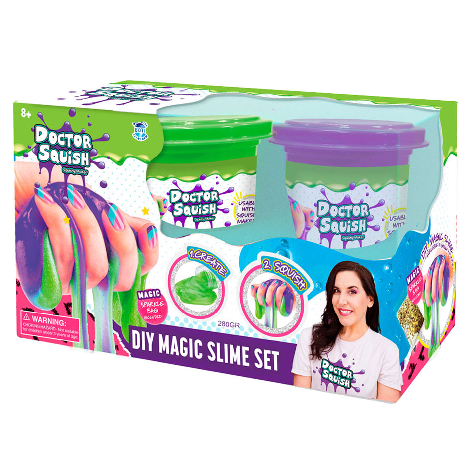 Boti Doctor Squish Sneak Value Pack Green and Purple, 240 Grams