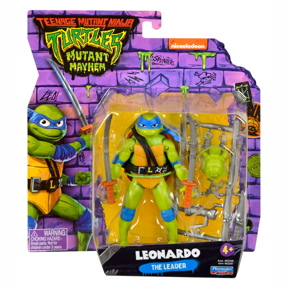 Boti Teenage Mutant Ninja Turtles spiller figur Leonardo lederen