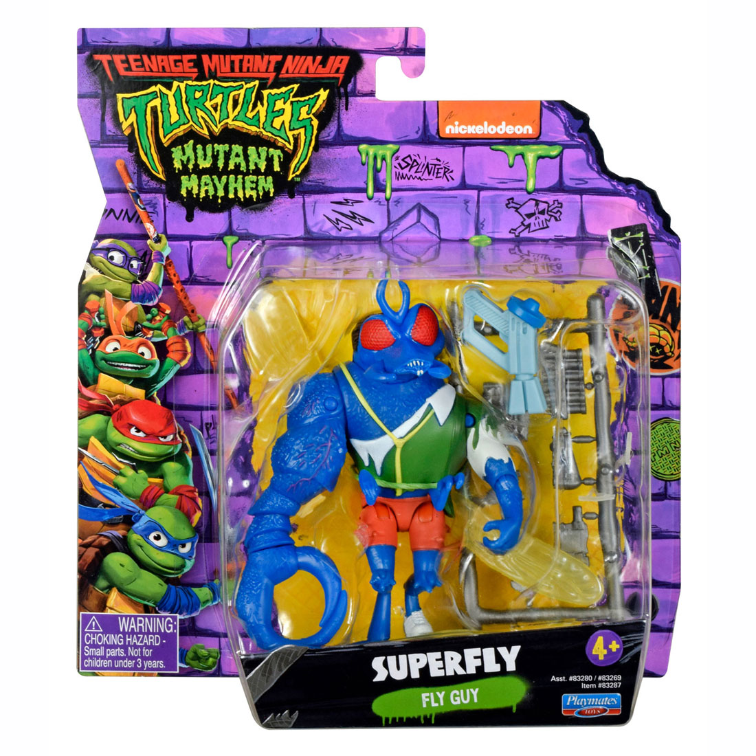 Boti Teenage Mutant Ninja Turtles Speel Figur Superfly Fly Guy