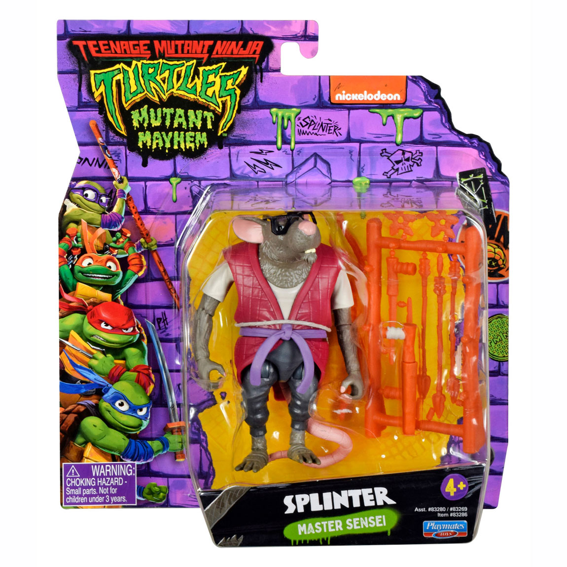 BOTI Teenage Mutant Ninja Turtles Play Figure Splinter Sensei