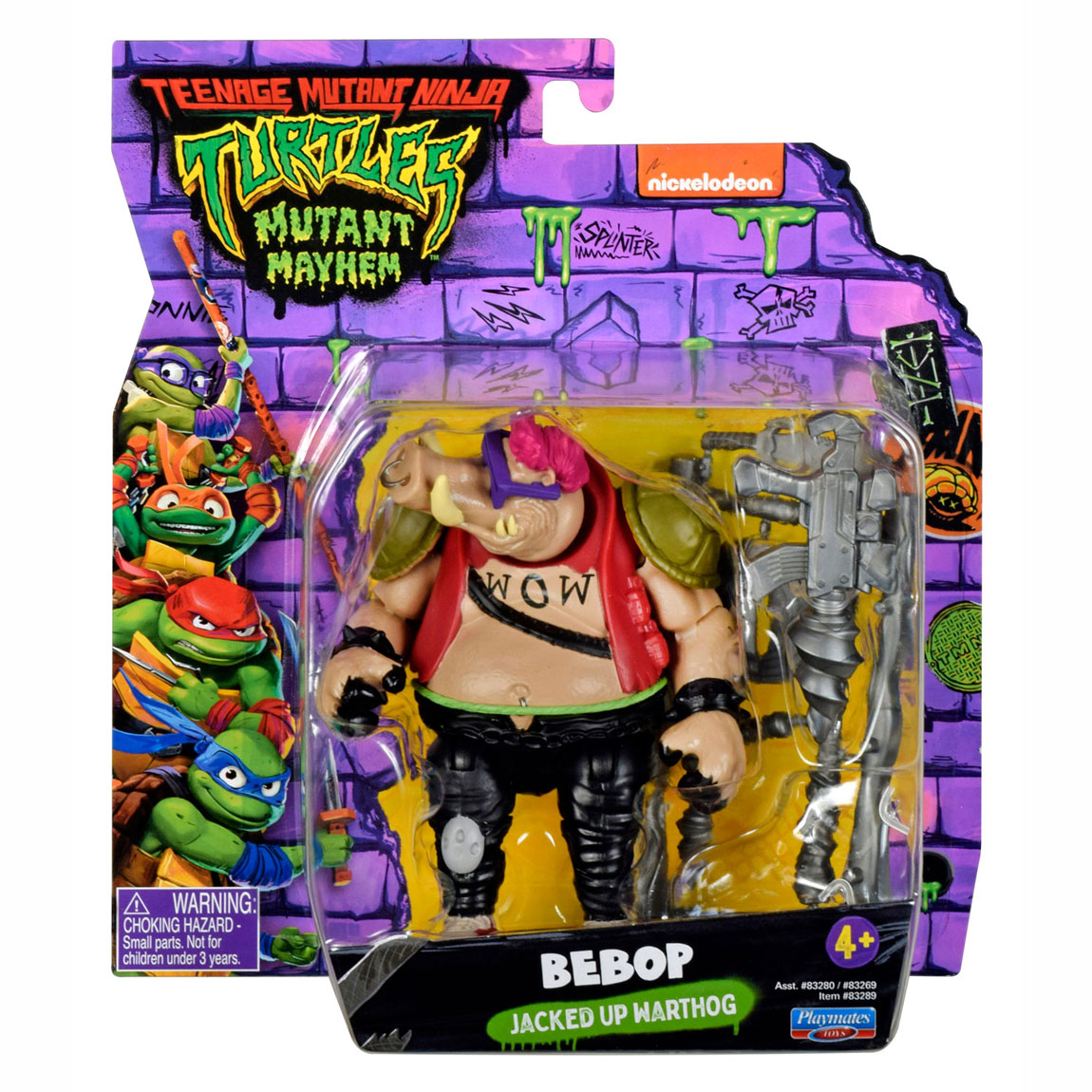 Boti Teenage Mutant Ninja Turtles Speel Figure Bebop Jacked Up Warthog