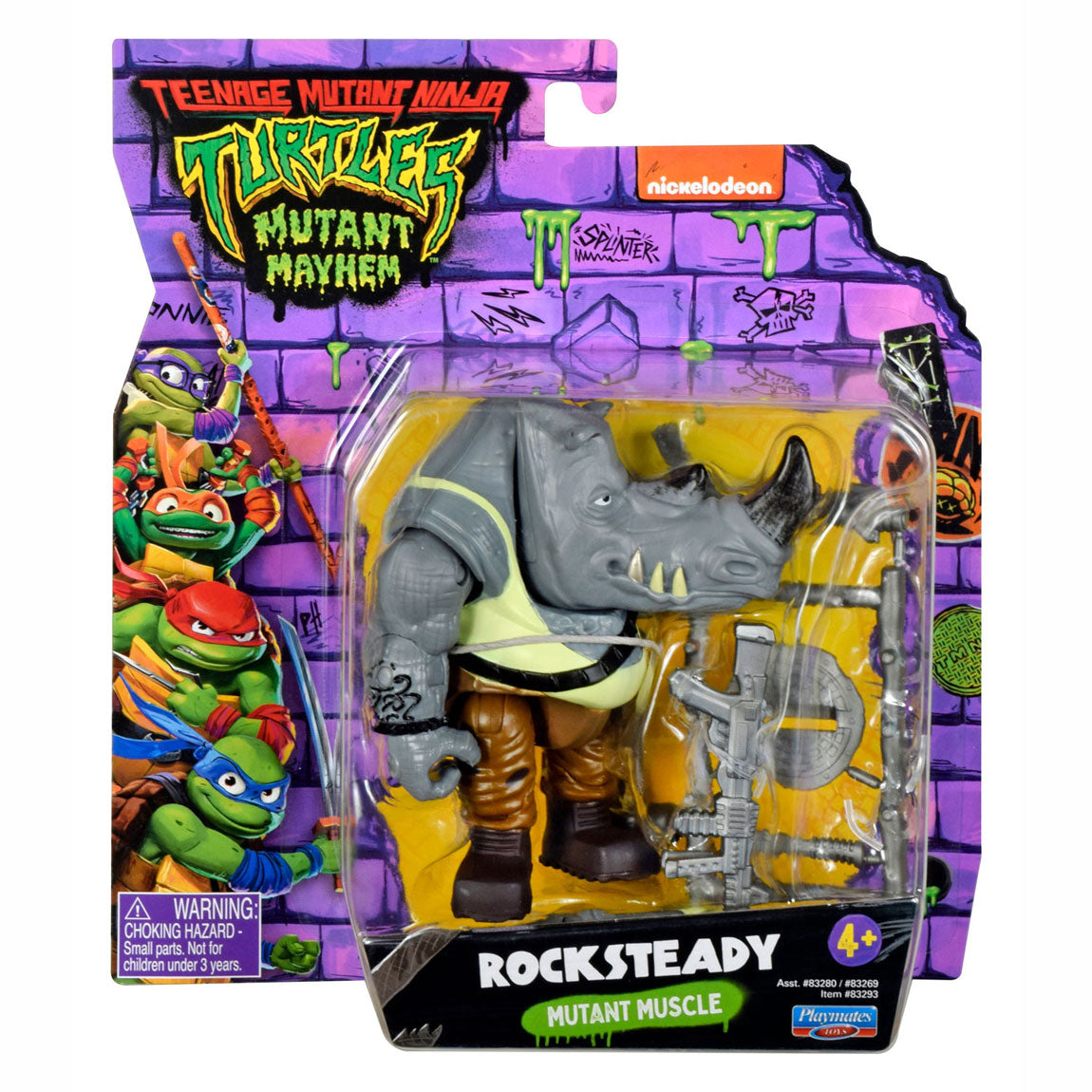 Boti Teenage mutant Ninja Turtles spillt Figur Fielstady mutant Muskel