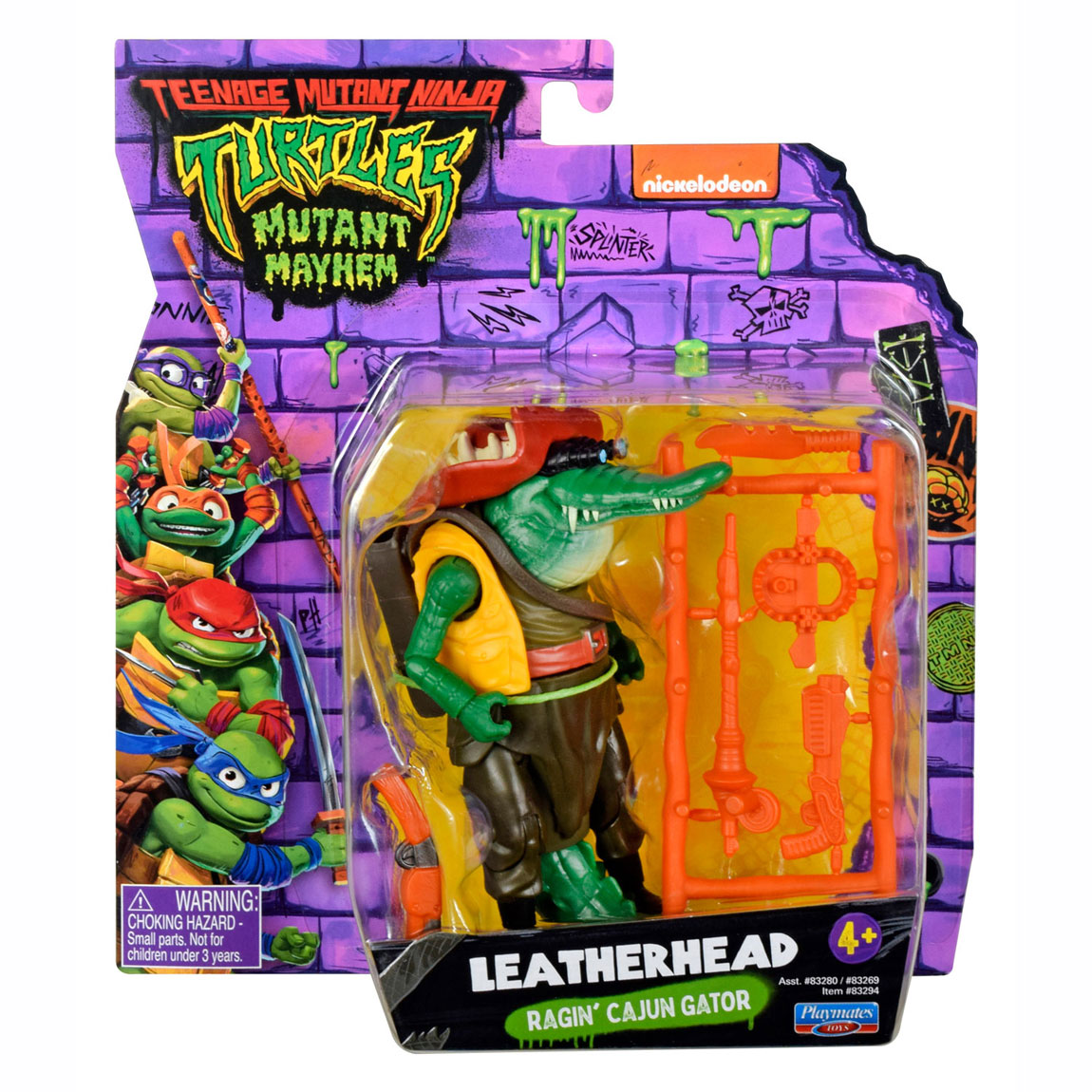 Boti teenage mutant ninja turtles speelfiguur leatherhead ragin cajun gator