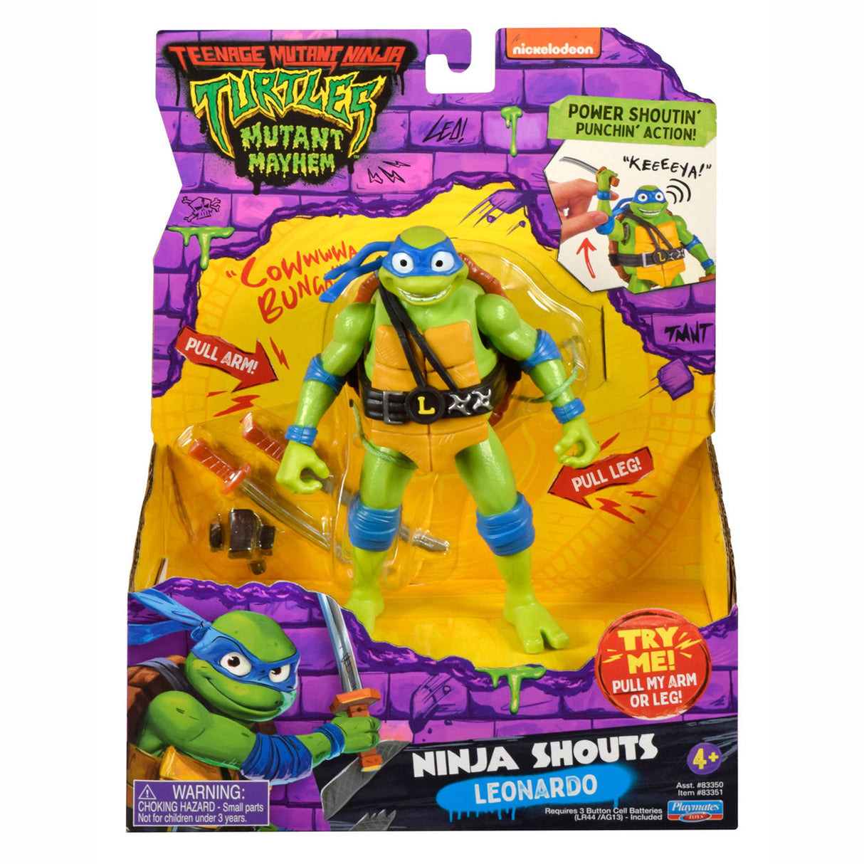 Boti Teenage Mutant Ninja Turtles Ninja crie Speel Figure Leonardo