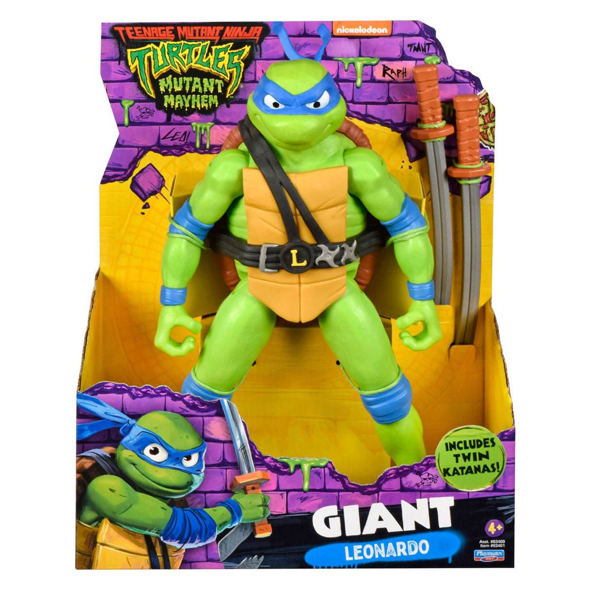 Boti teenage mutant ninja skildpadder spiller figur Leonardo