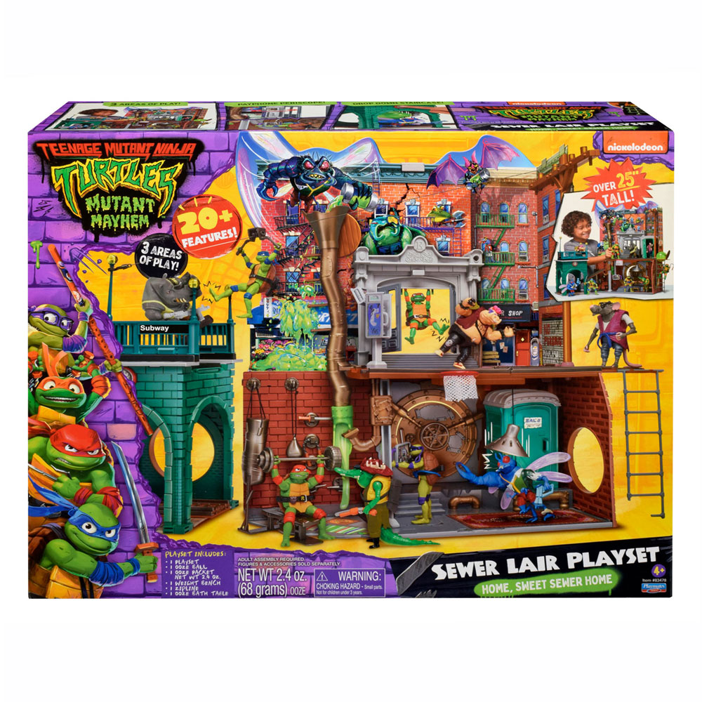 Boti Teenage Mutant Ninja Turtles headquarters play set