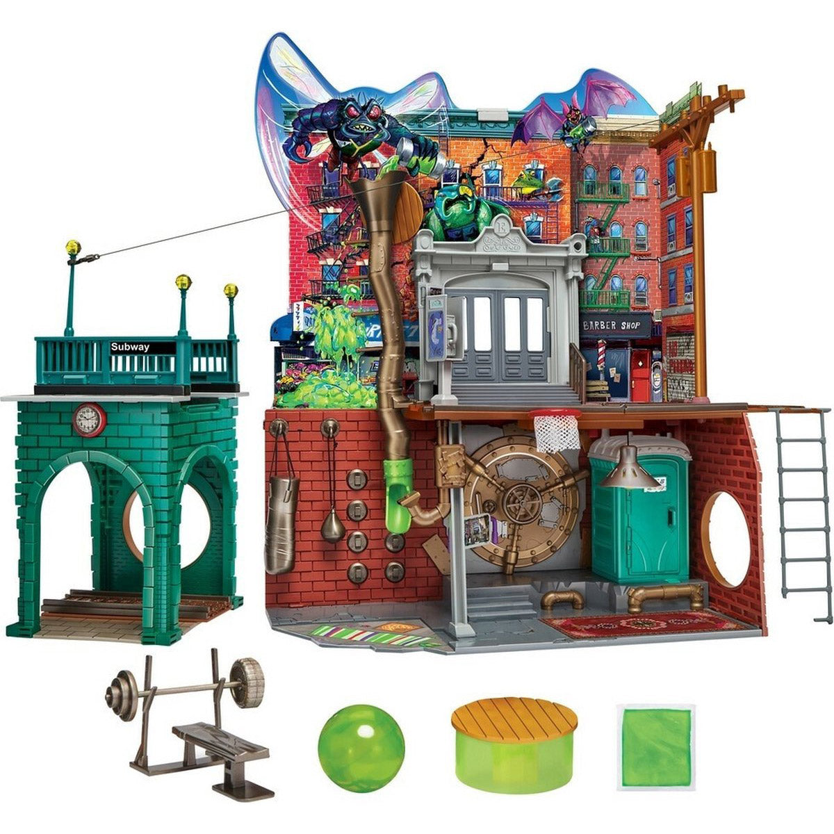 Boti Teenage Mutant Ninja Turtles headquarters play set