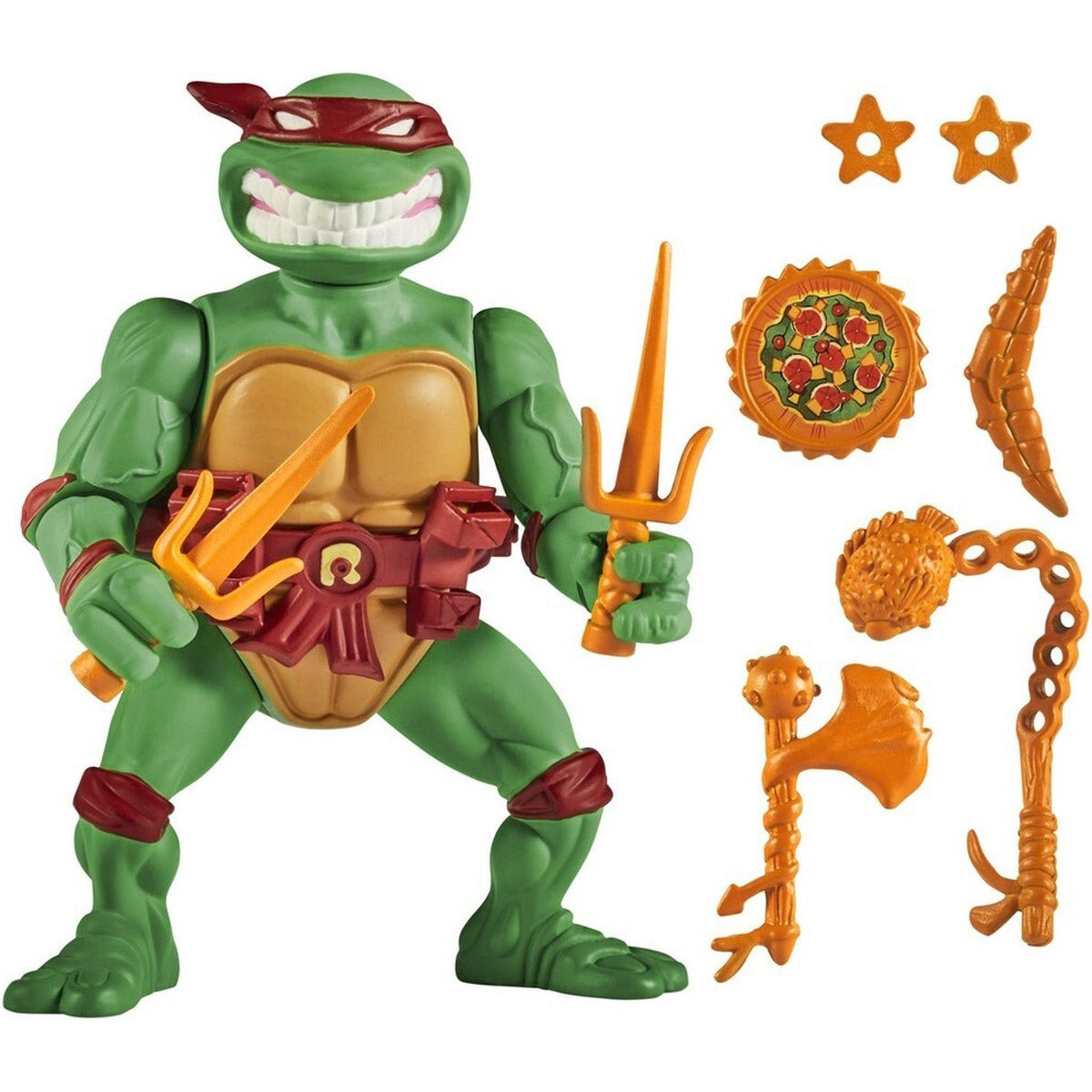 Boti Teenage Mutant Ninja Turtles grający figurka z przechowywaniem tarczy Raphael