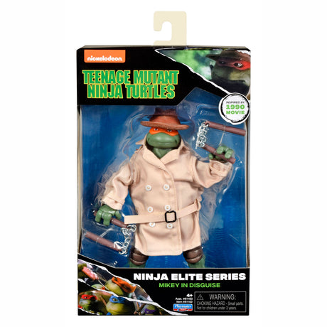 Boti Teenage Mutant Ninja Turtles che gioca a figura Mike sotto mentite