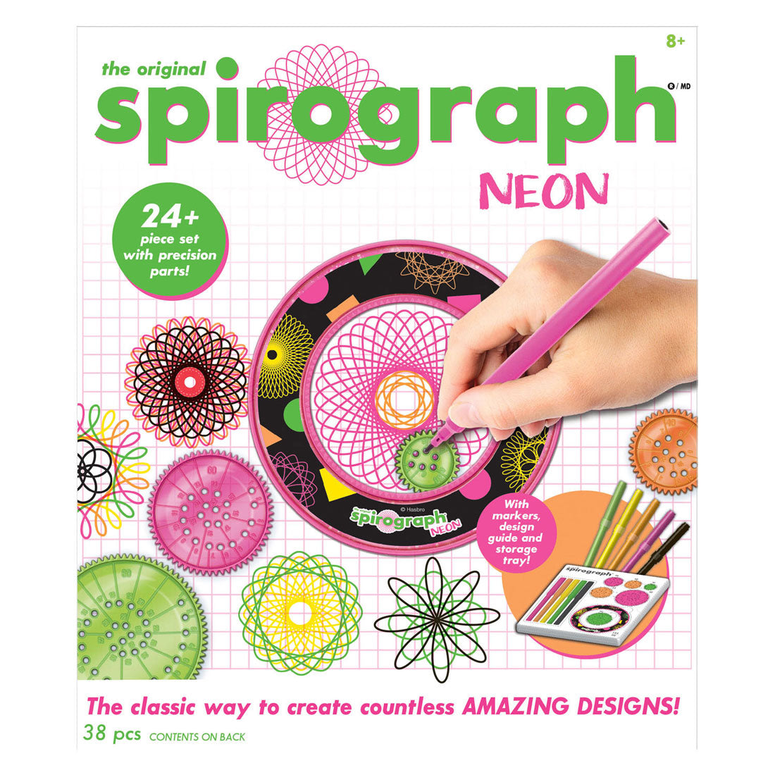 Boti spirographer neonski barvni set