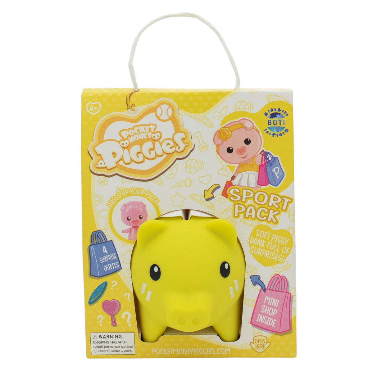 Boti Pockey Money Piggies Speel Figur mit Geld Pat Sportpack