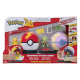 Boti Surprise Attack Game jeu Set Pikachu Fast Ball vs Treecko Heal Ball