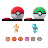 Boti Überraschungsangriffsspiel Spiel Set Chimchar Poke Ball gegen Wynaut Freund Ball