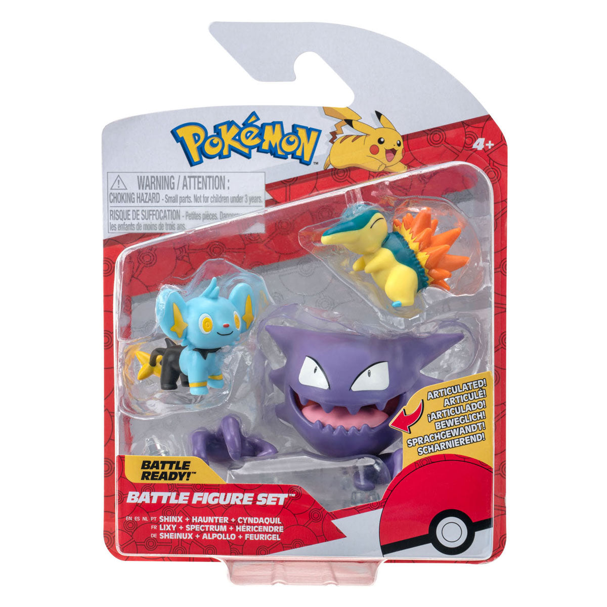 Boti Schluecht Figur Play Set Shinx, Cypaquil, Hunter