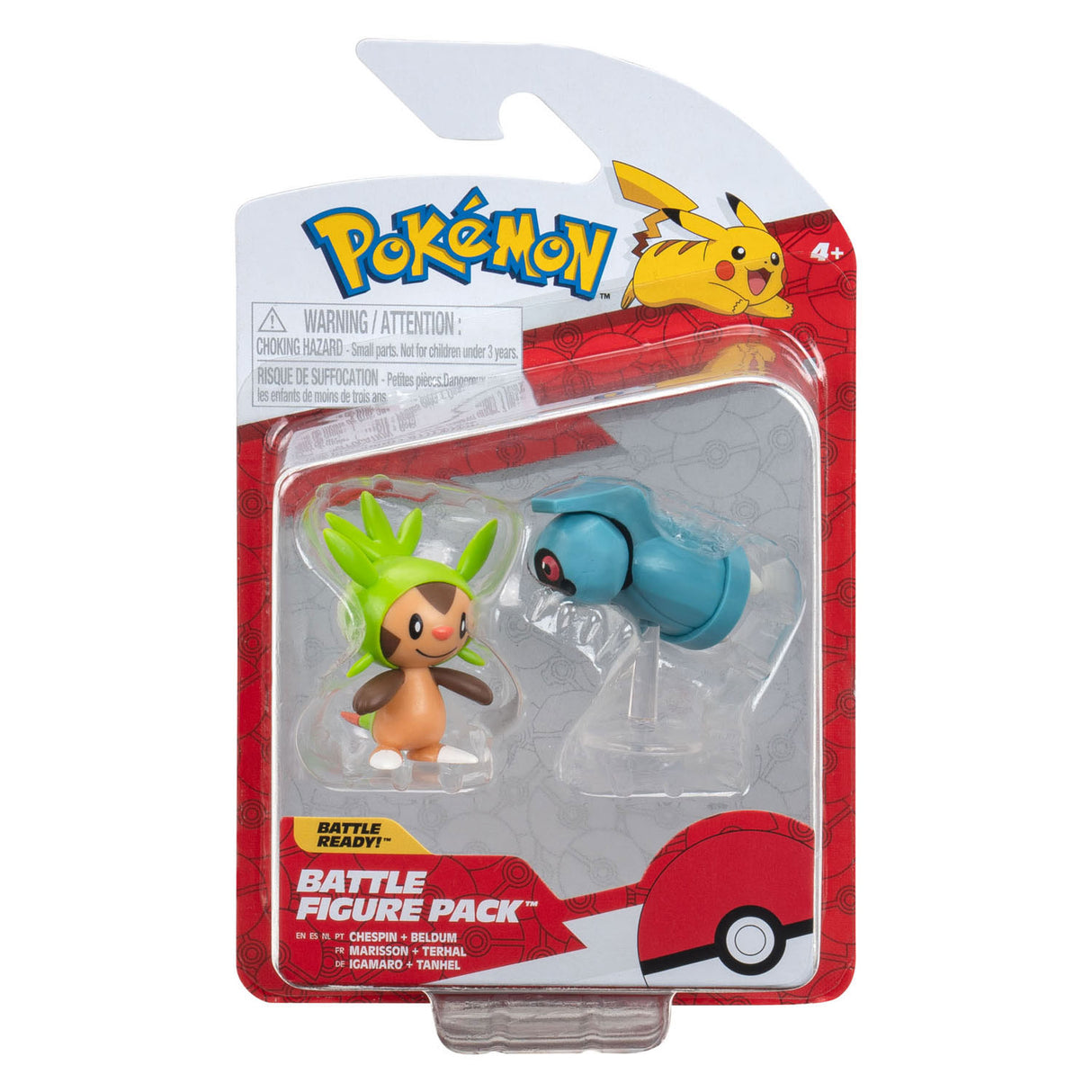 Boti Battle Figures Chespin Beldum, 2.