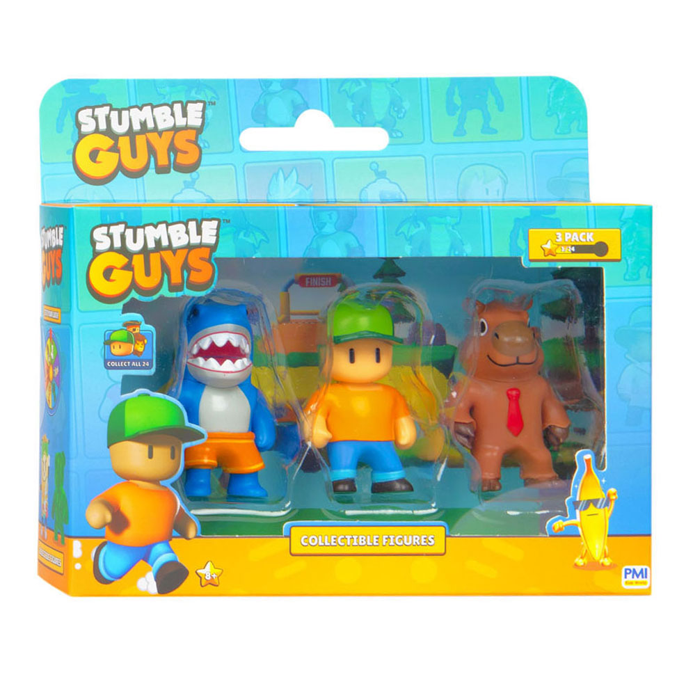 Boti snubblar killar aktiva figurer Megalodon, Mr. STUMBBLE, Capybara, 3: a.