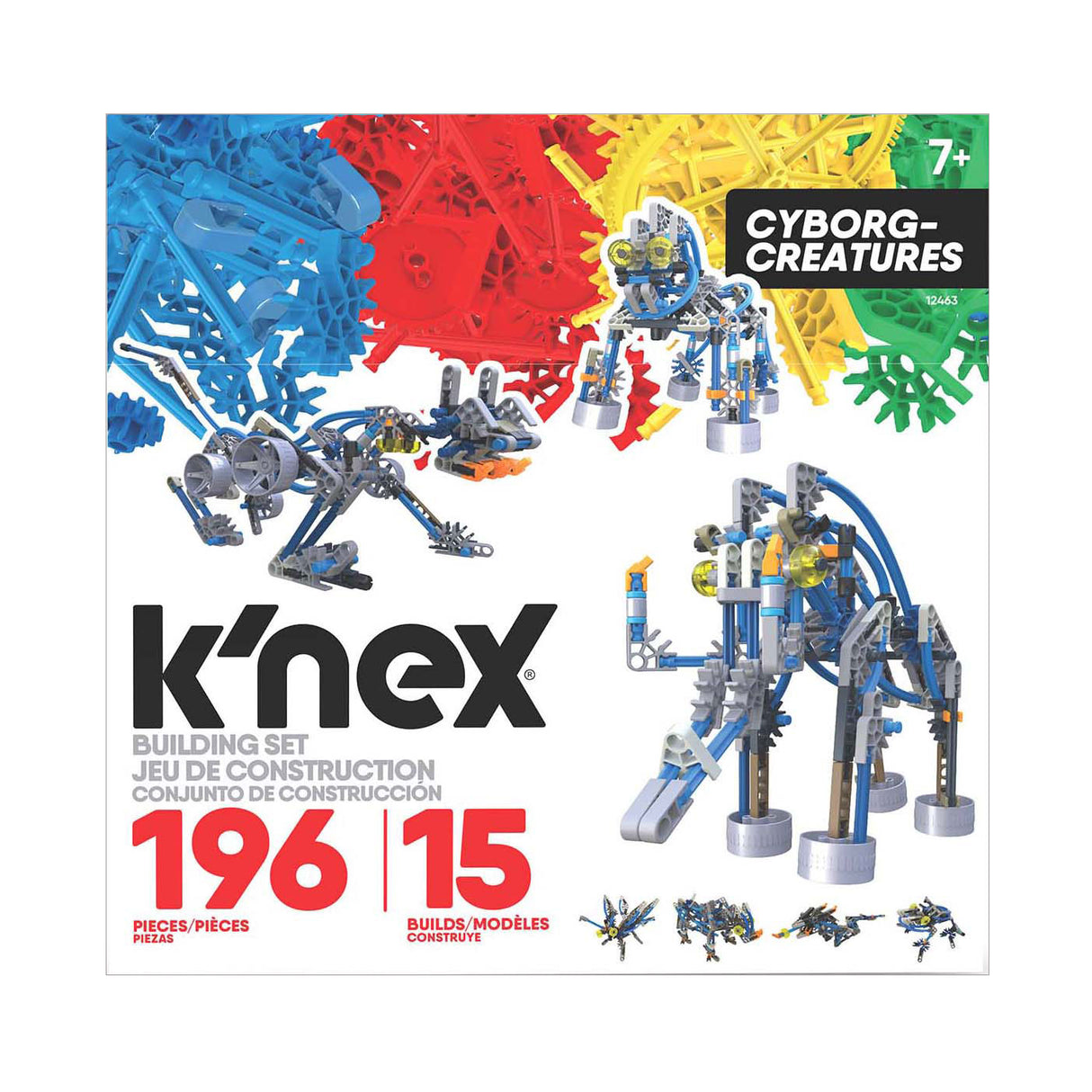 K'nex Cyborg Creatures 15 Modèles, 196dlg.