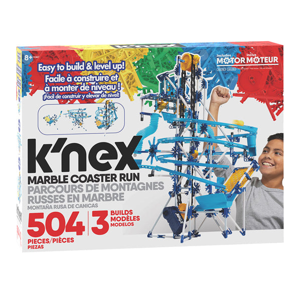 K'nex Marble Track con motore, 504dlg.