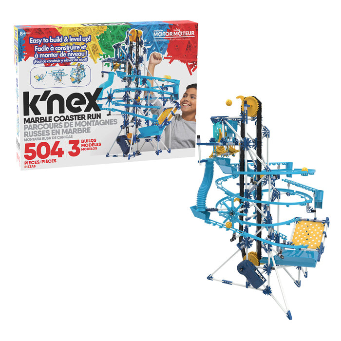 K'Nex marmorspor med motor, 504dlg.