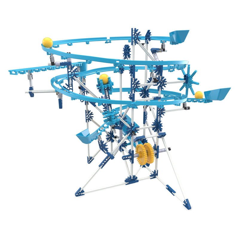 K'nex marble track with engine, 504dlg.