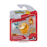 Figure Boti Batte Set Charmander, Galaran, Darumaka, 3e.