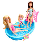 Mattel Blonde Pop com piscina e slide