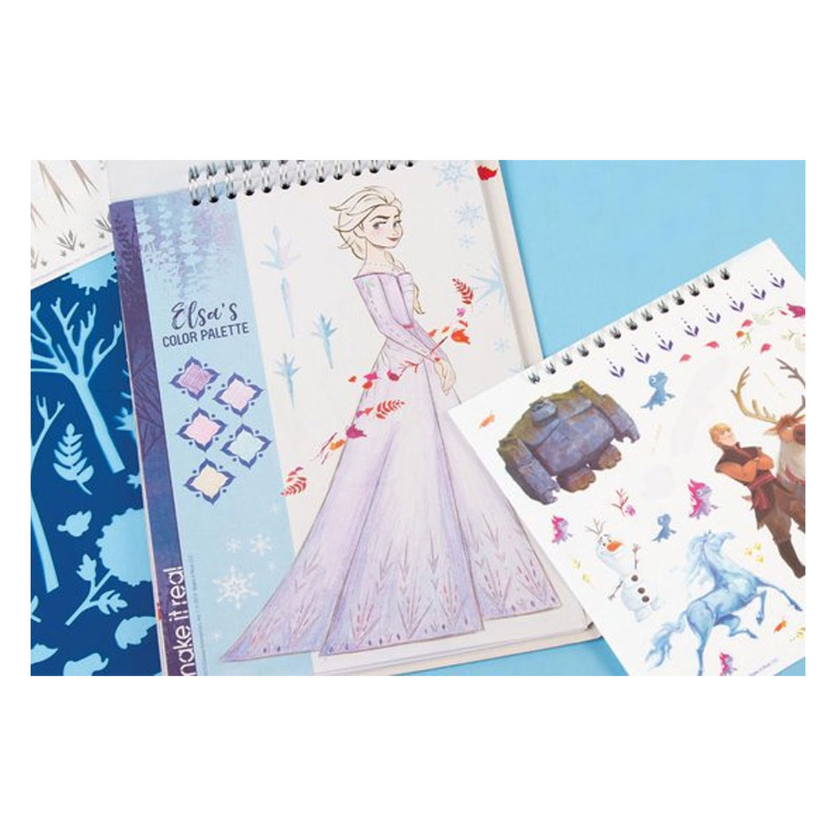 Spectron Frozen Sketchen Stickerboek met Stencils