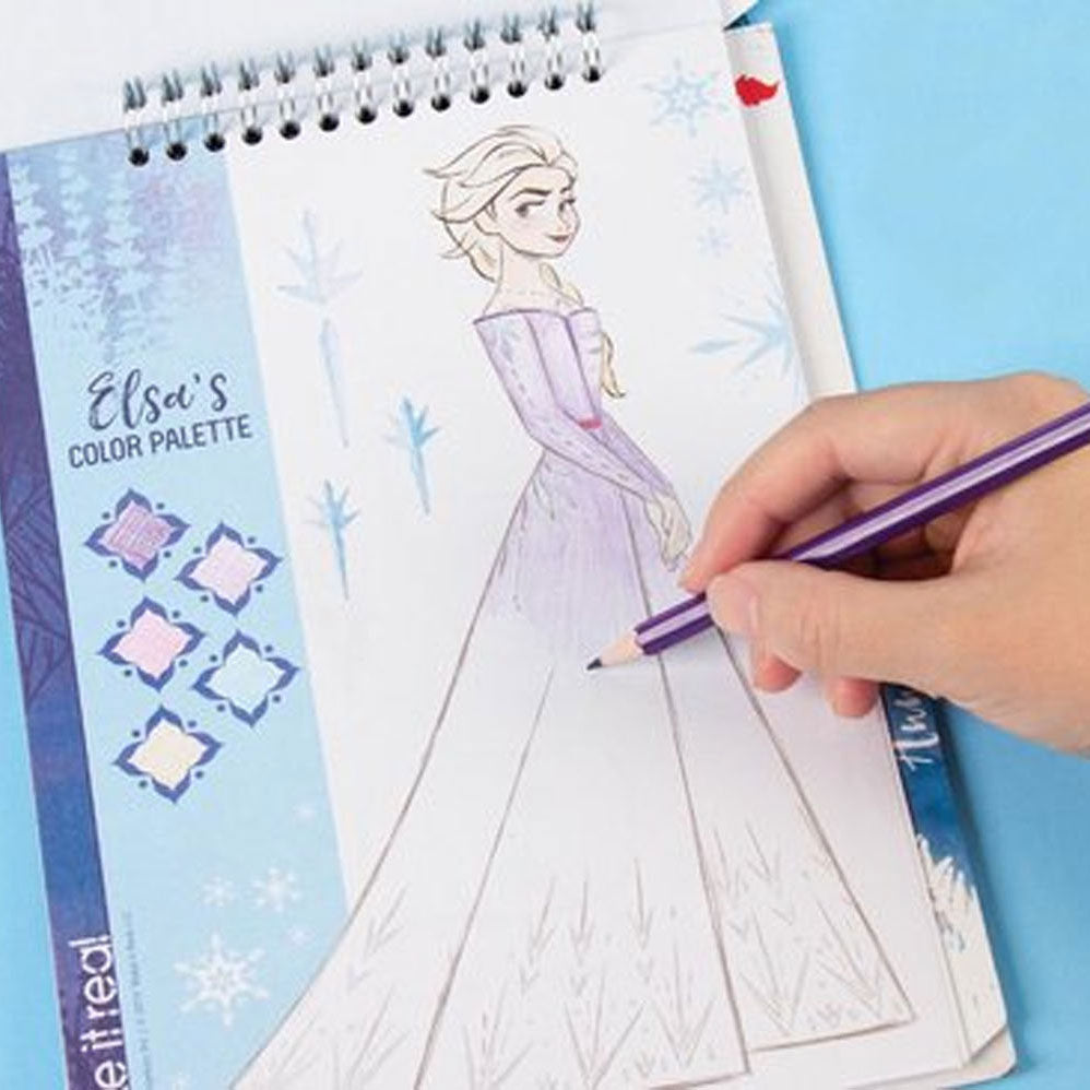 Spectron Frozen scapsen StickerBoek mit Schablonen