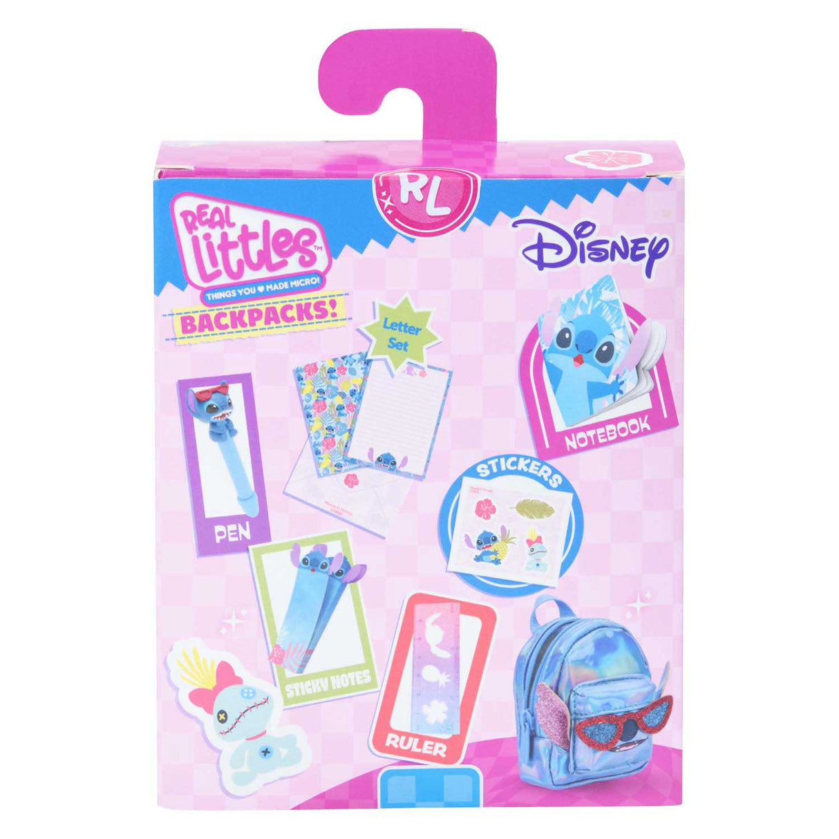 Spectron real littles stitch backpack with accessories