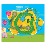 Gear2play peppa gris suser rundt - Peppas store wide world lekesett - modulær spor for suser rundt kjøretøy - interaktiv med musikk og lyd