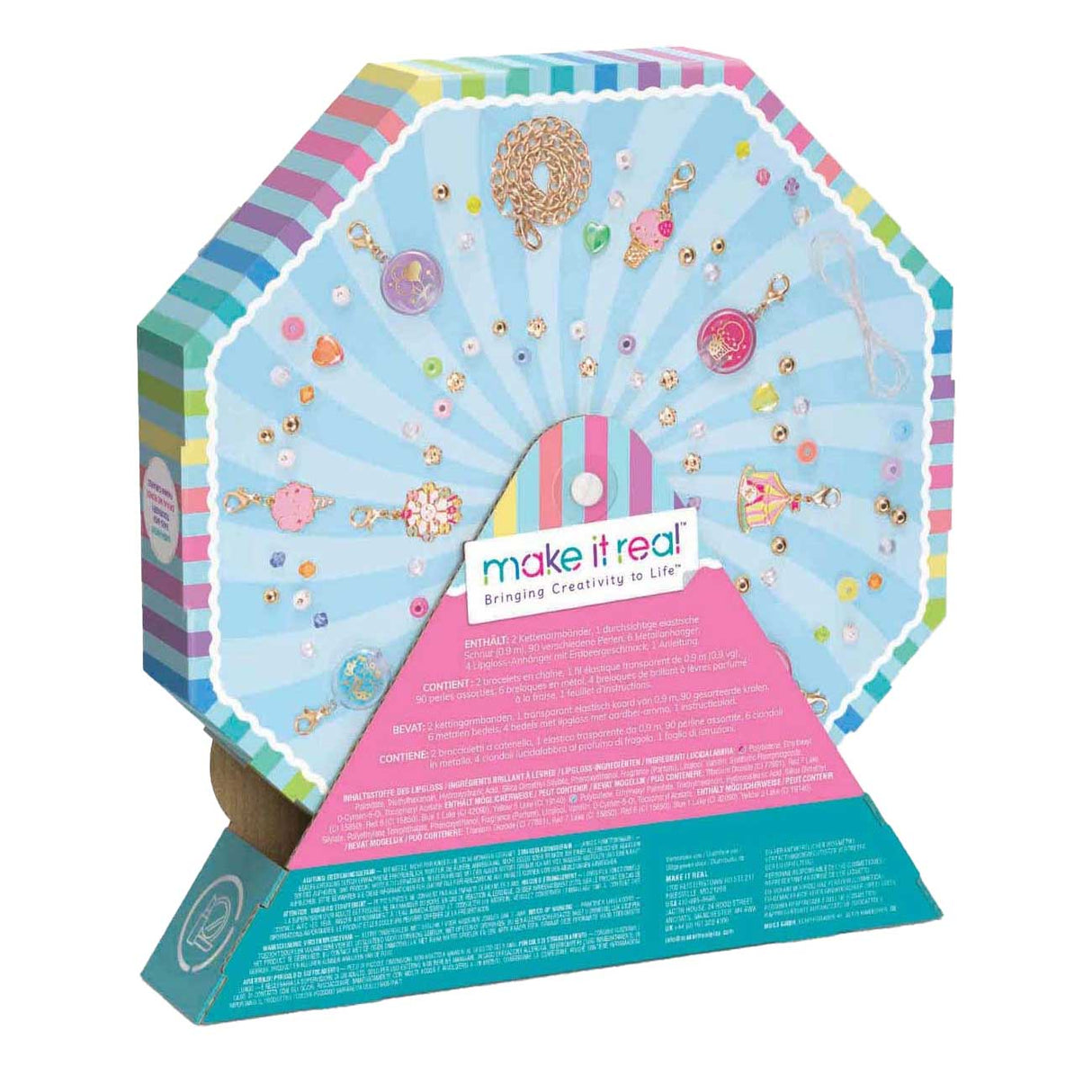 Spectron lip gloss bracelets set craft jewelry creative toys.
