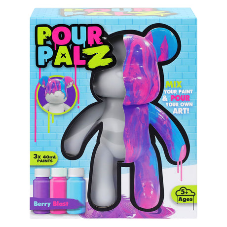 Spectron for palz berry blast beer pouring paint set - incl. 3 acrylic paint colors