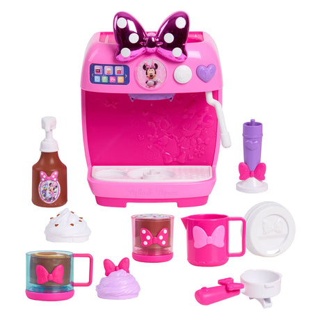 Spectron Disney Minnie Mouse Coffee Machine Set with Light and Sound - 10-piece.