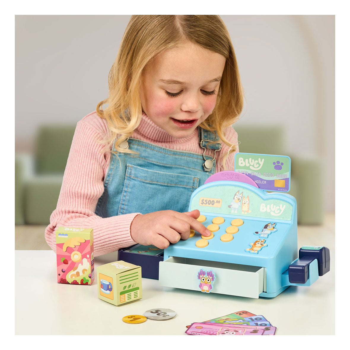 Moose toys bluey speelgoed kassa