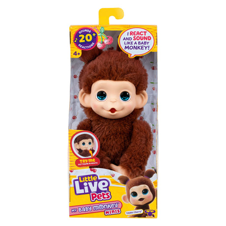 Little live pets my baby mini monkey brown cherri | 3 pieces