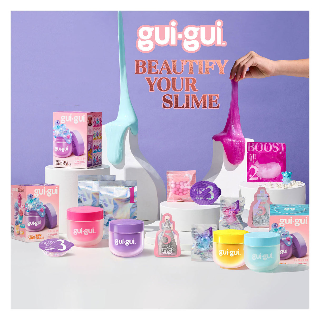Spectron GUI GUI Shimmer Deluxe Duo Pack Slime