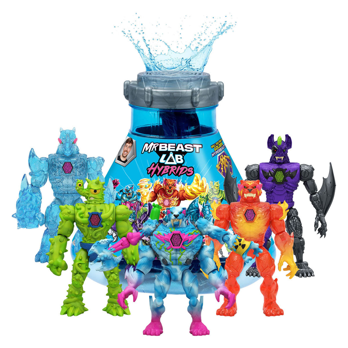 Spectron MrBeast Lab Hyper Fusion Hybrid Lab Action Figures