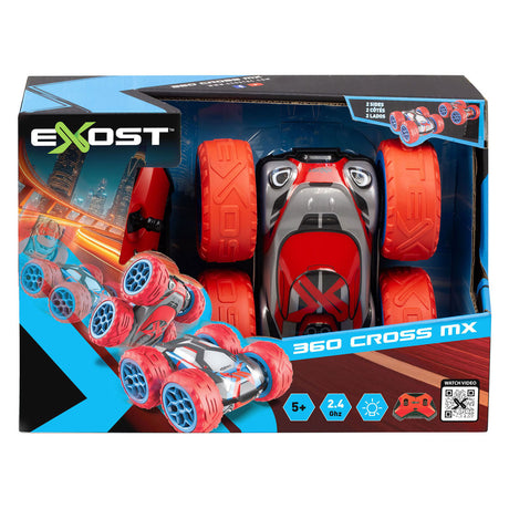 Exost RC 360 Cross MX červené – RC auto – auto na diaľkové ovládanie – svetelné predné svetlá