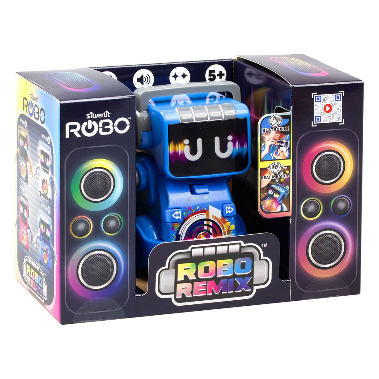 Silverlit Robo Remix Blue Dancing Roboter - mat Liicht a Klang