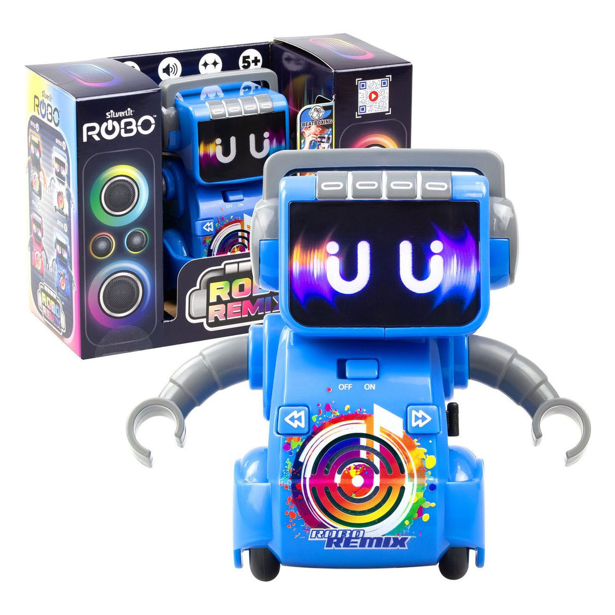Silverlit Robo Remix Blue Dancing Roboter - mat Liicht a Klang