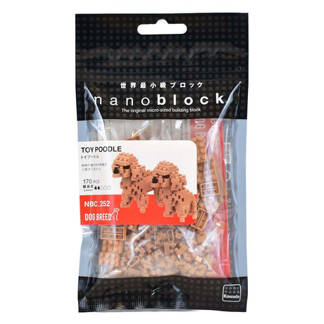 Nano block building set poodle - 170 pcs.