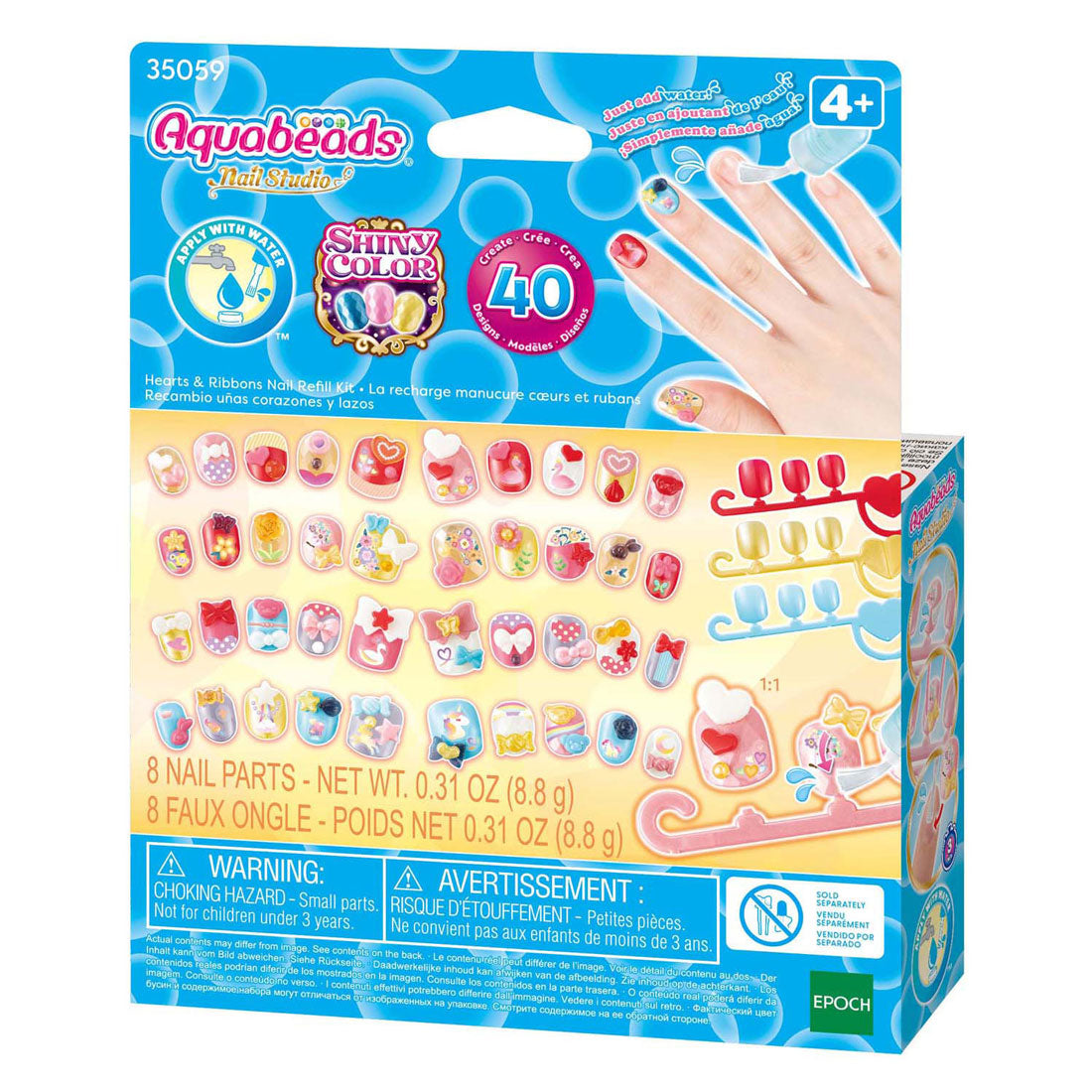 Náhradní náplň do sady na nehty Aquabeads