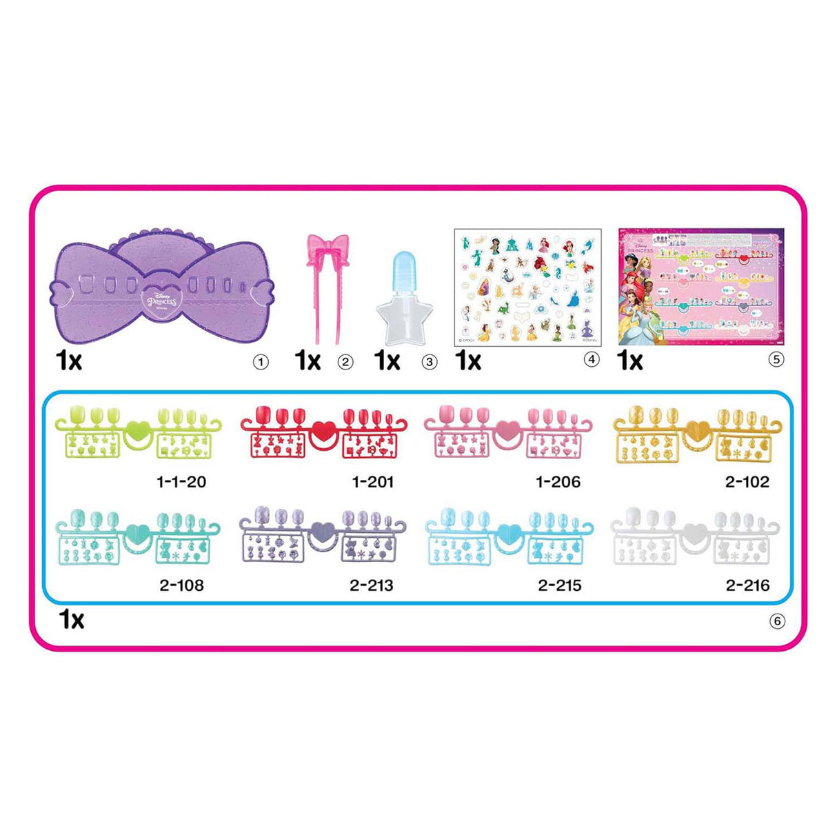 Aquabeads nail salon disney princess