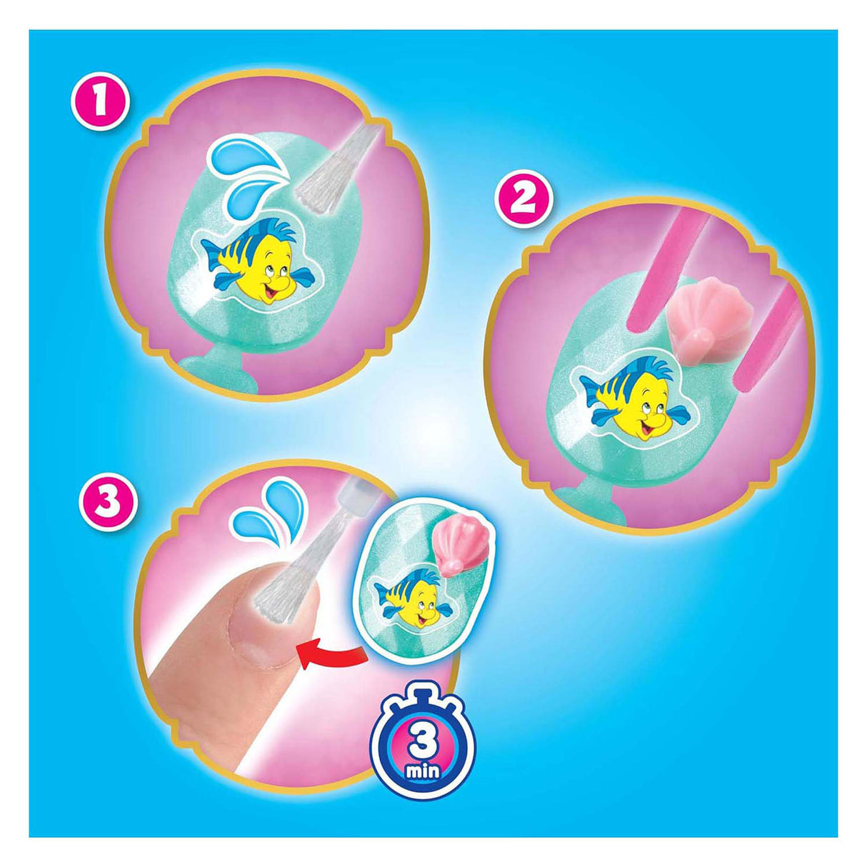 Aquabeads nail salon disney princess
