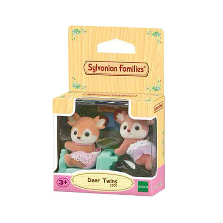 Sylvanian families 5800 twin deer - 2 velvety soft playing figures
