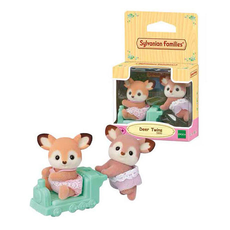 Sylvanian families 5800 twin deer - 2 velvety soft playing figures