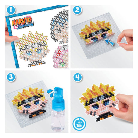 Aquabeads naruto nyckelring hantverksset - pärlor som håller ihop med vatten